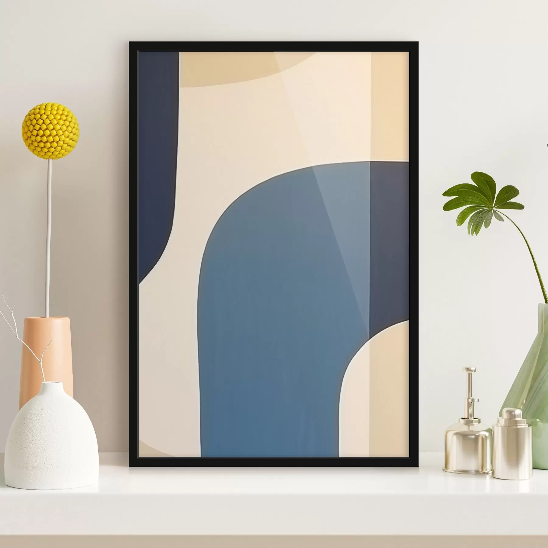Fotobehang Abstracte golven f45074