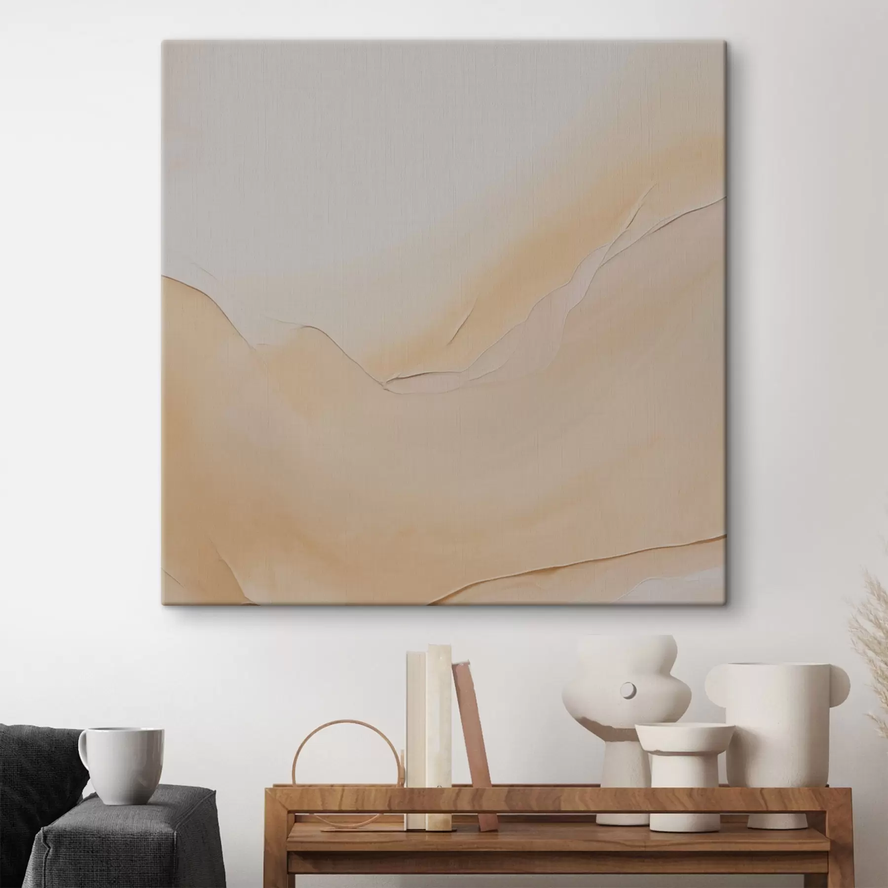  Schilderijen vloeibare kunst, vloeiende lijnen, pasteltinten, natuurlijke stroom, warm palet, verloop s45106