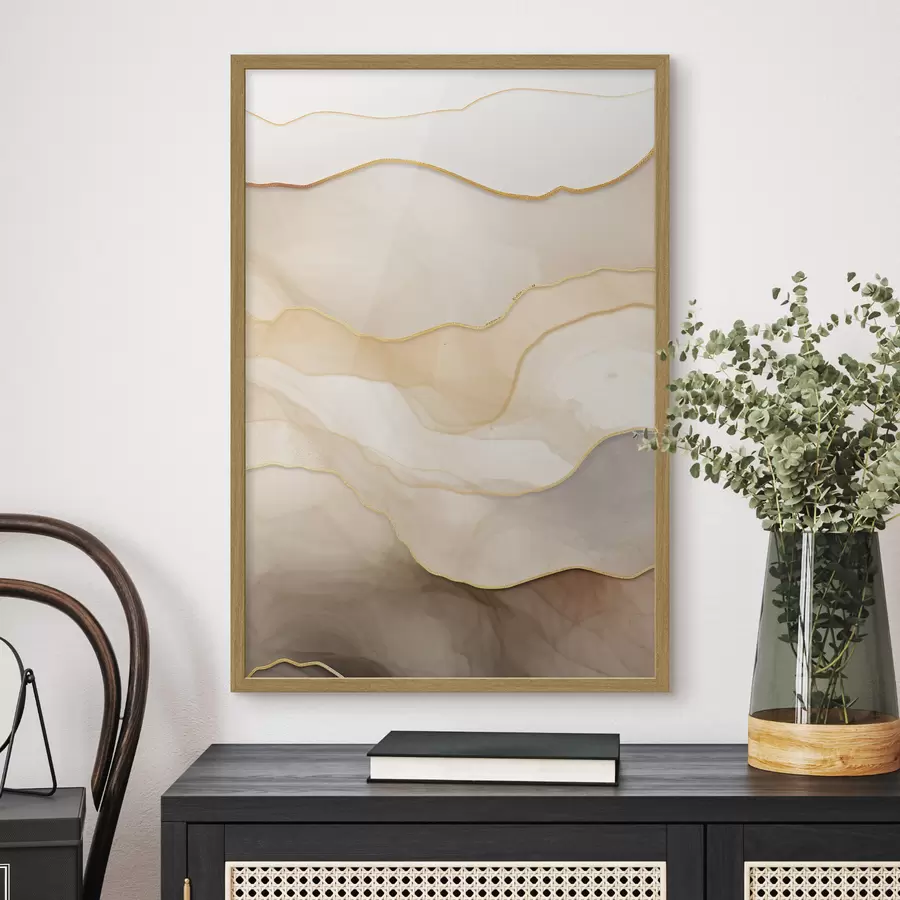 Fotobehang lagen, beige, abstract, textuur, zacht, stof, natuurlijk, vloeiend, neutraal f45088