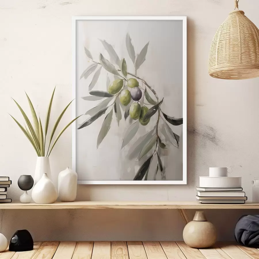 Fotobehang Olijven in zacht licht f45110