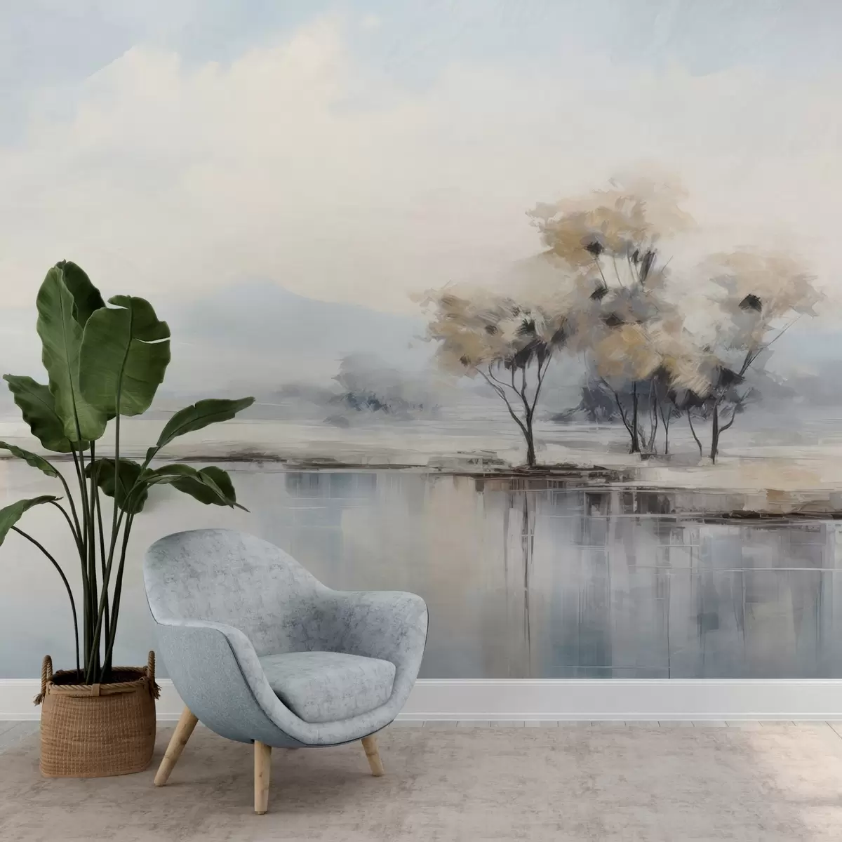 Fotobehang Horizon sereniteit w04250