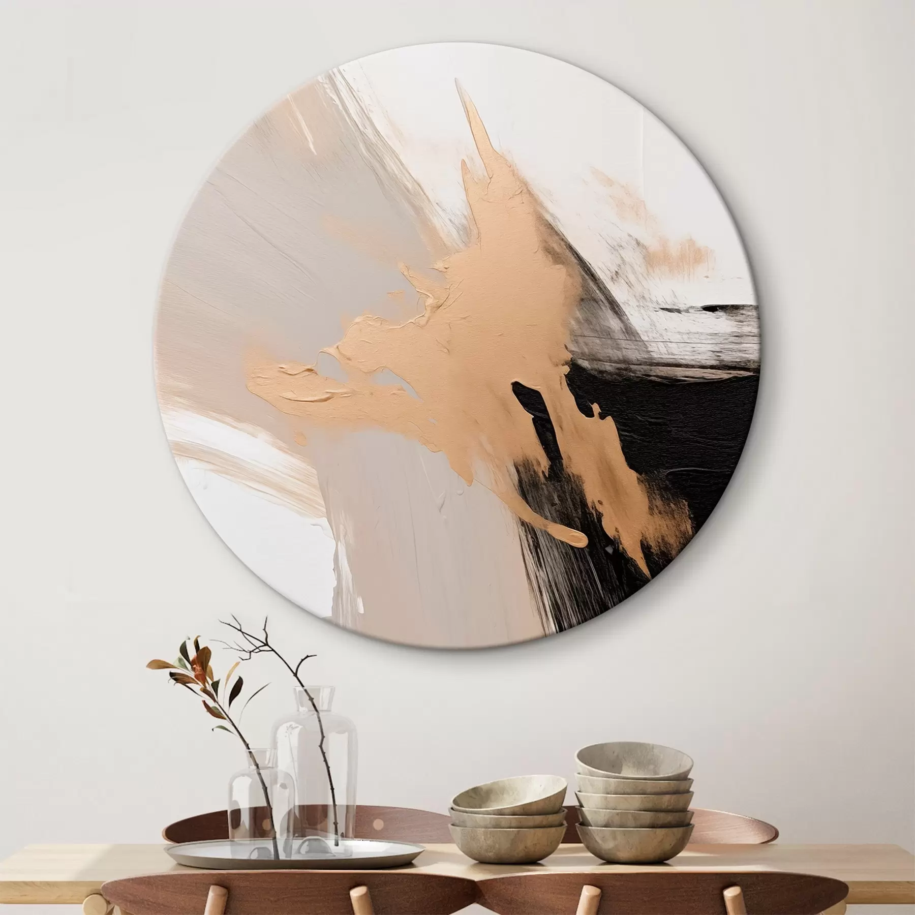  Schilderijen Dynamische abstractie imitatie van penseelstreken r45126