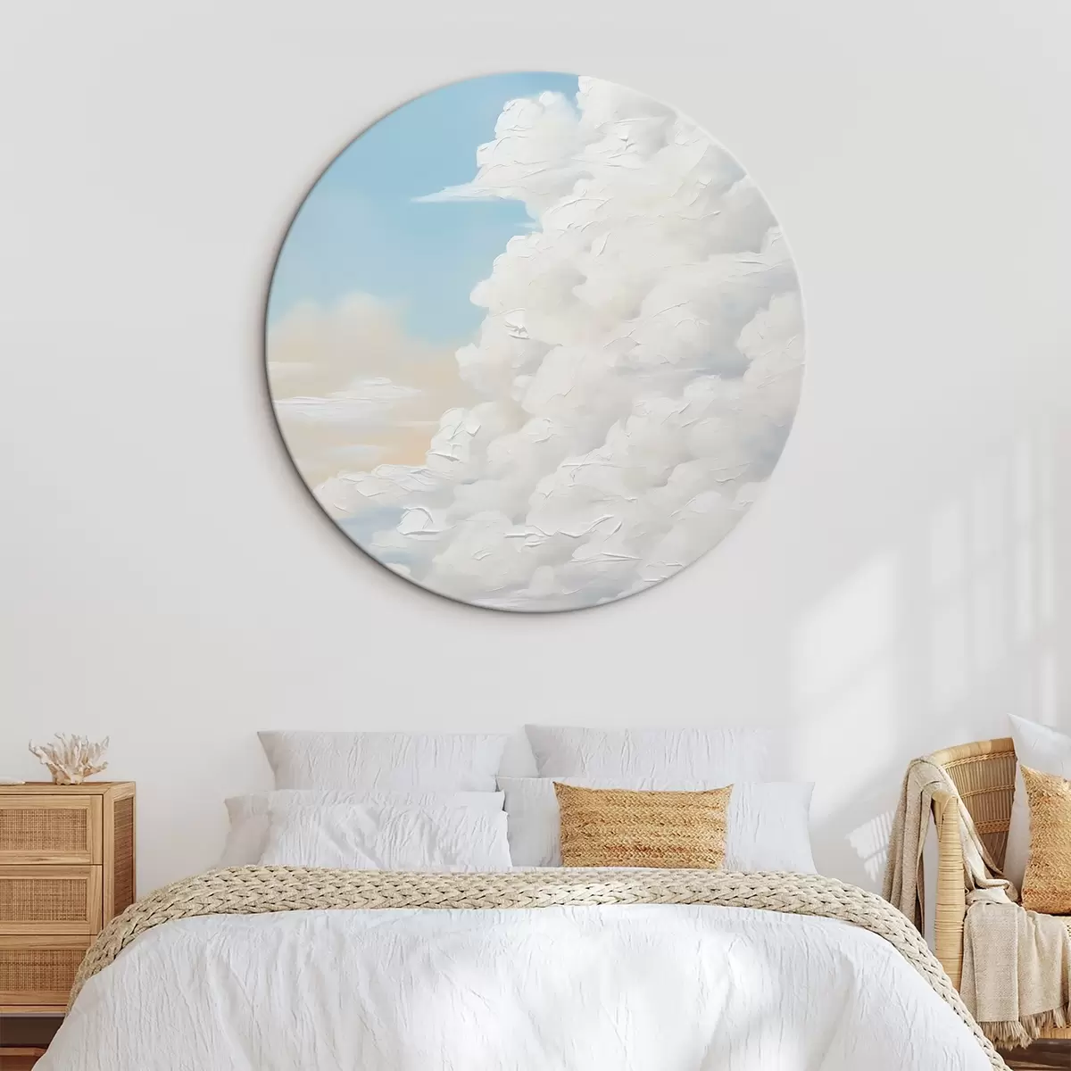 Ronde schilderijen Lucht en wolken r45130