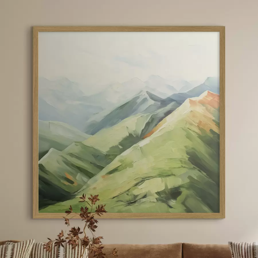 Fotobehang Berglandschap f45125