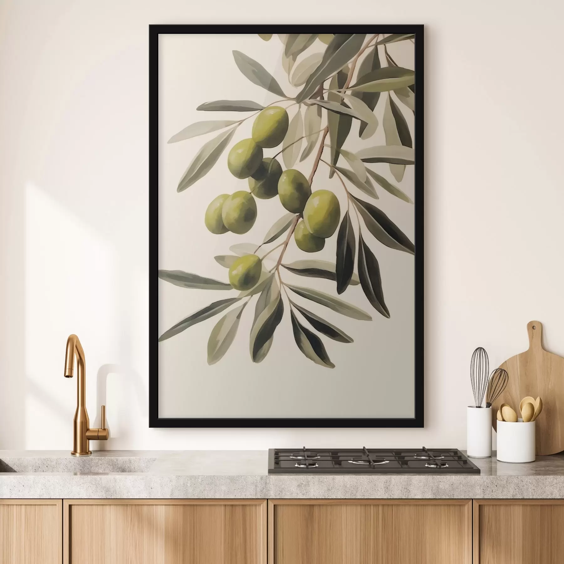 Fotobehang Takje olijven f45138