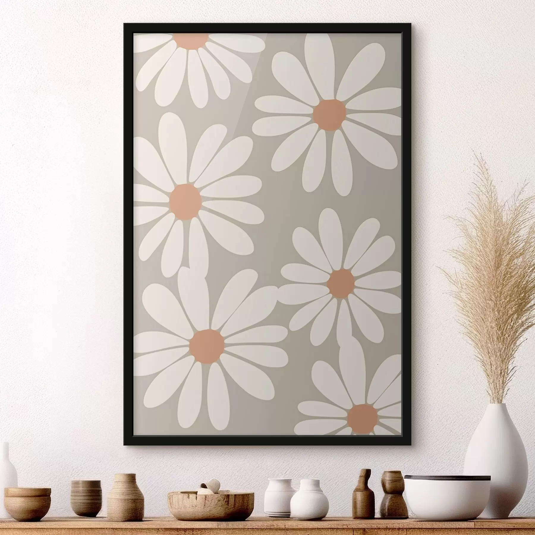 Fotobehang Madeliefjes f45139
