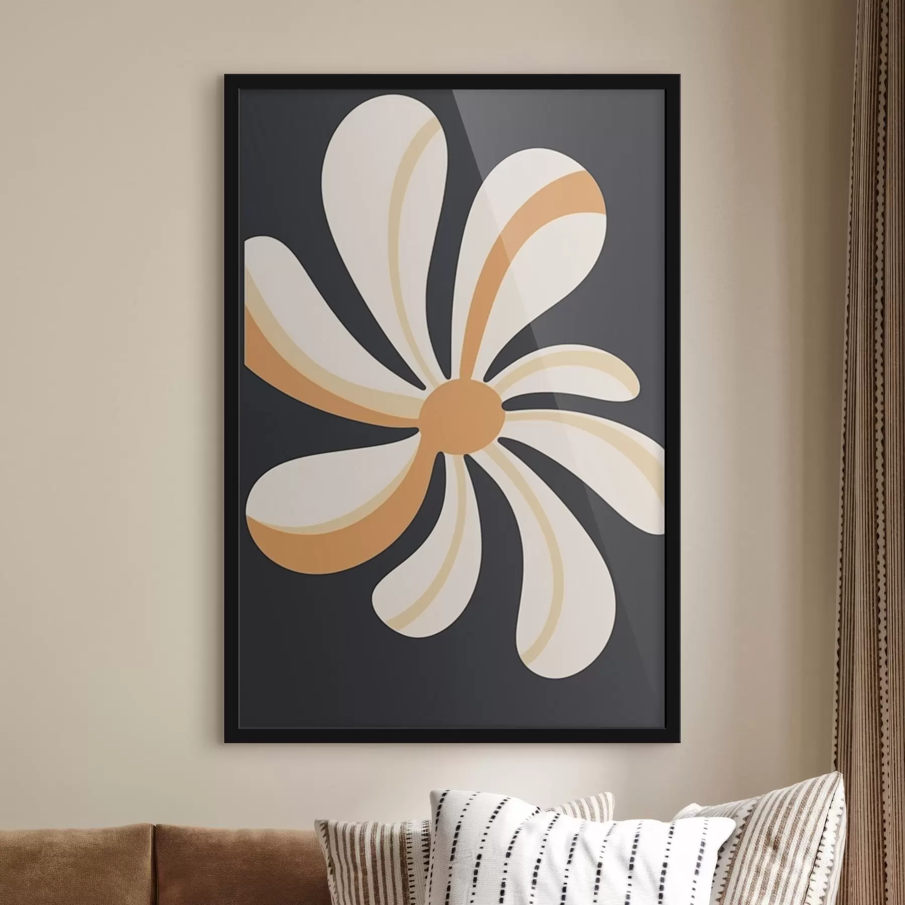 Fotobehang Gestileerde bloem f45151