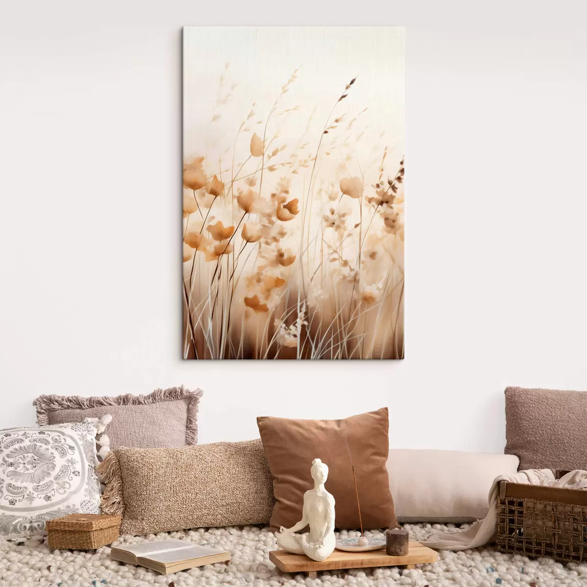  Schilderijen Abstracte wilde bloemen s45063