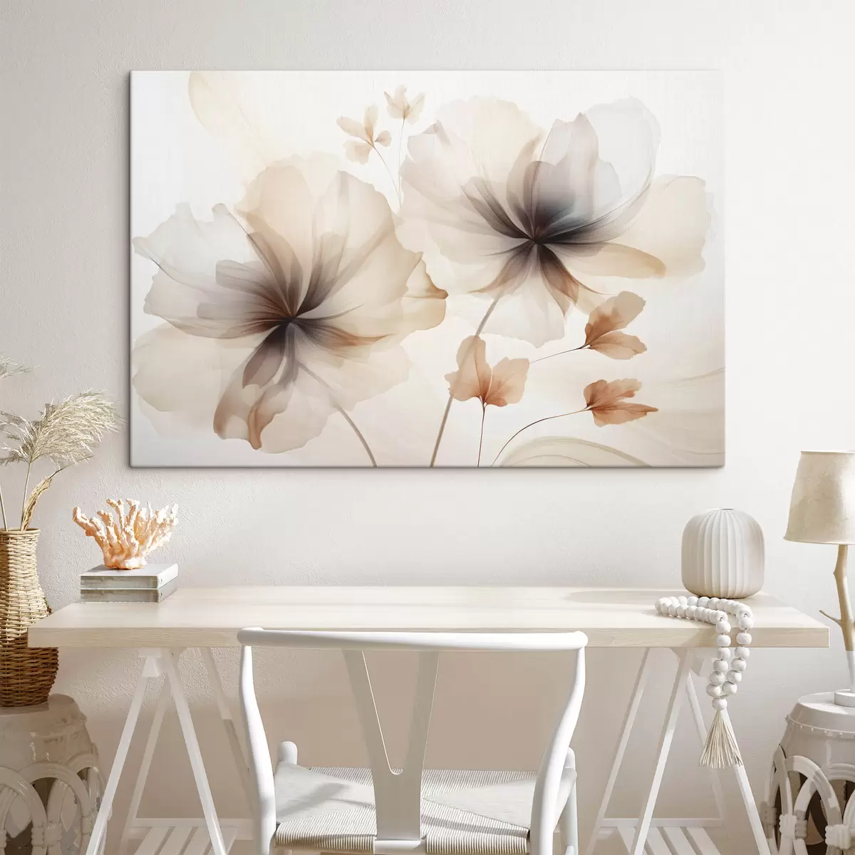 Schilderijen Abstracte bloemen s45065