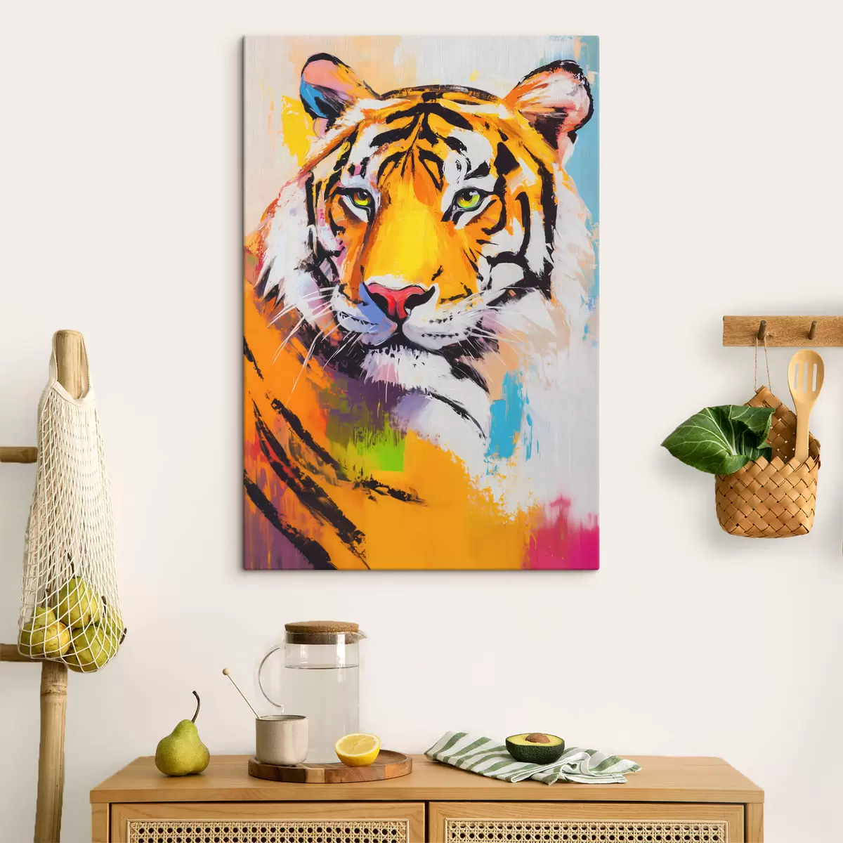 Schilderijen Portret van een tijger s45069