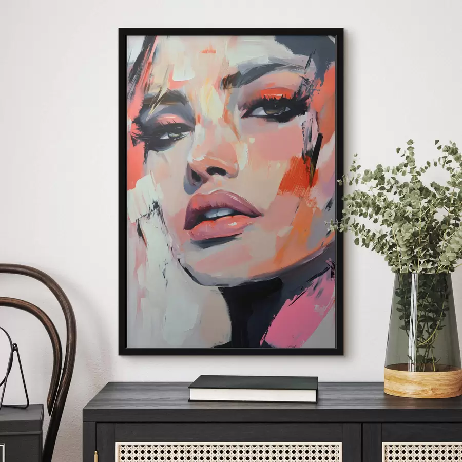 Fotobehang Portret van een vrouw f45135