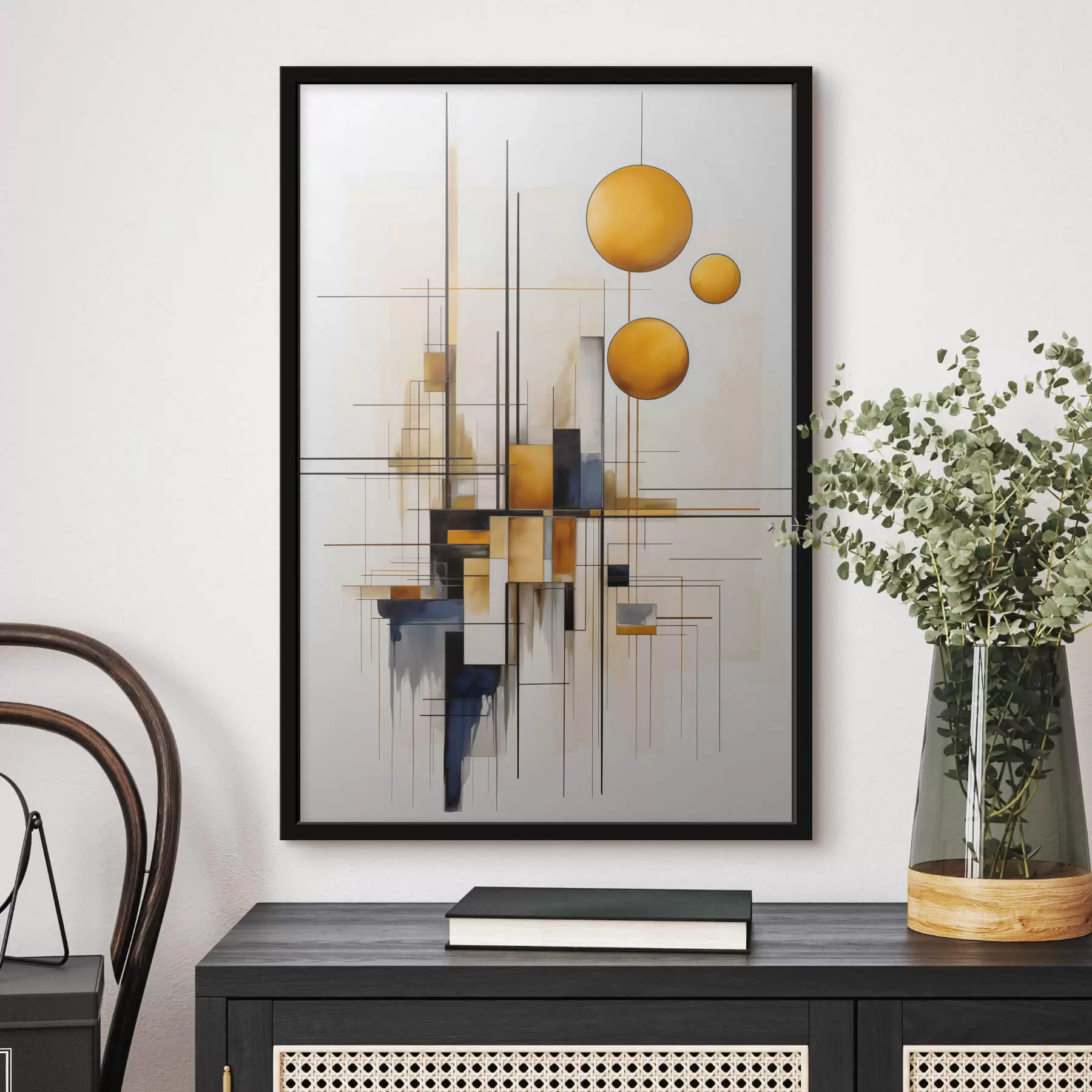 Fotobehang Geometrische abstractie f45159