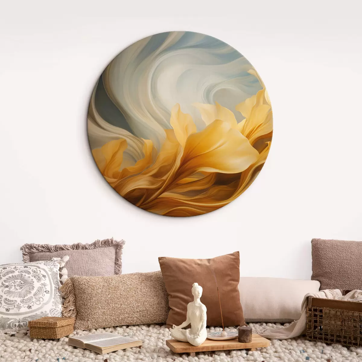 Ronde schilderijen Abstractie r44416