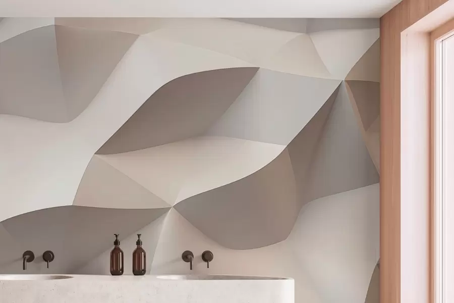 Fotobehang Geometrische abstractie w04267