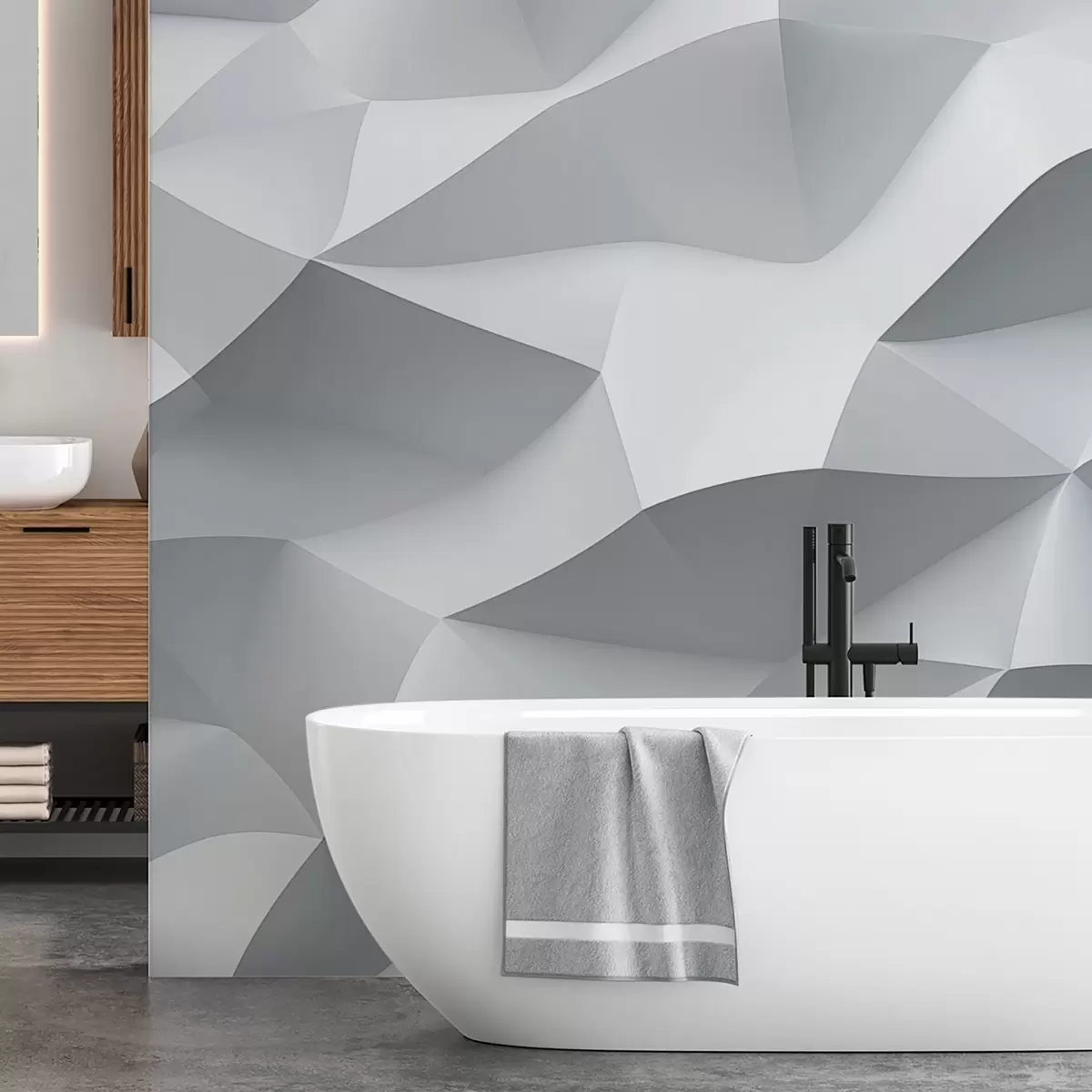 Fotobehang Geometrische abstractie w04267v1