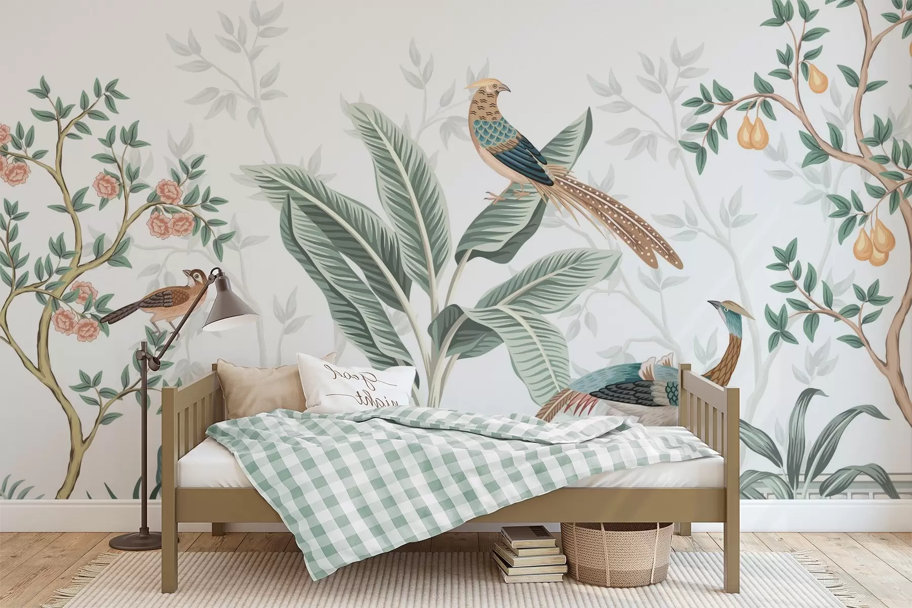 Fotobehang Vogels in de jungle w04296