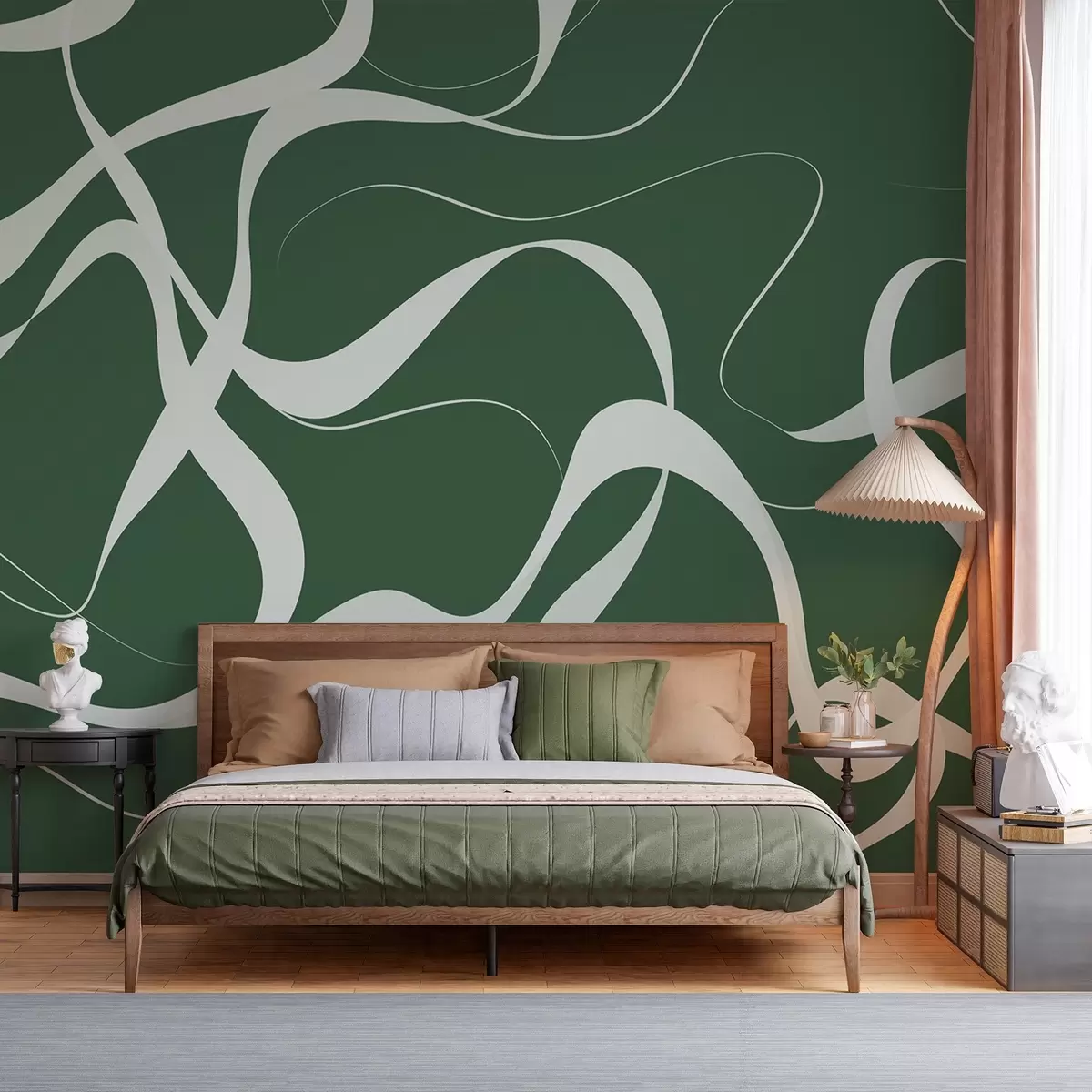 Fotobehang Golvende lijnen w04223v2