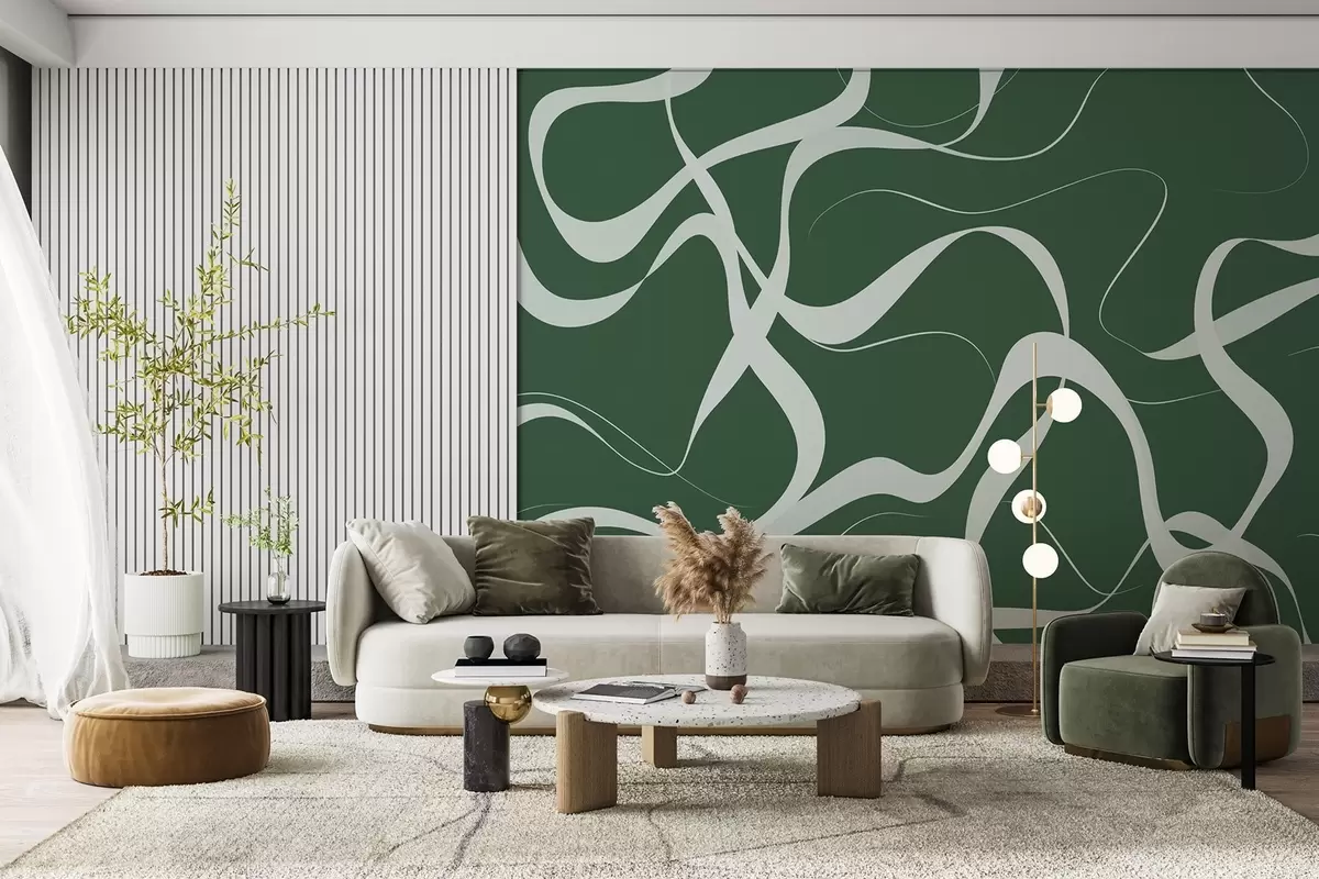 Fotobehang Golvende lijnen w04223v2