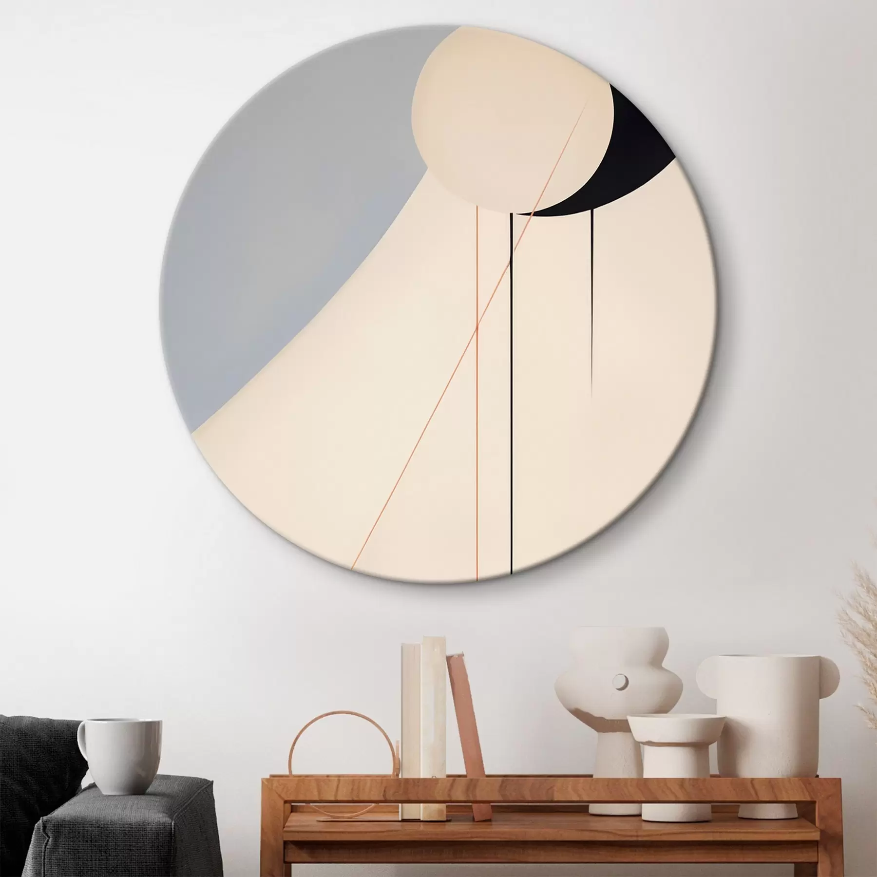 Fotobehang Geometrische minimalistische abstractie r45212