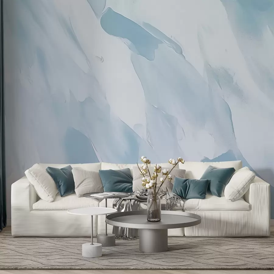 Fotobehang Penseelstreken op een abstracte achtergrond met imitatie van een versleten textuur w04287v1