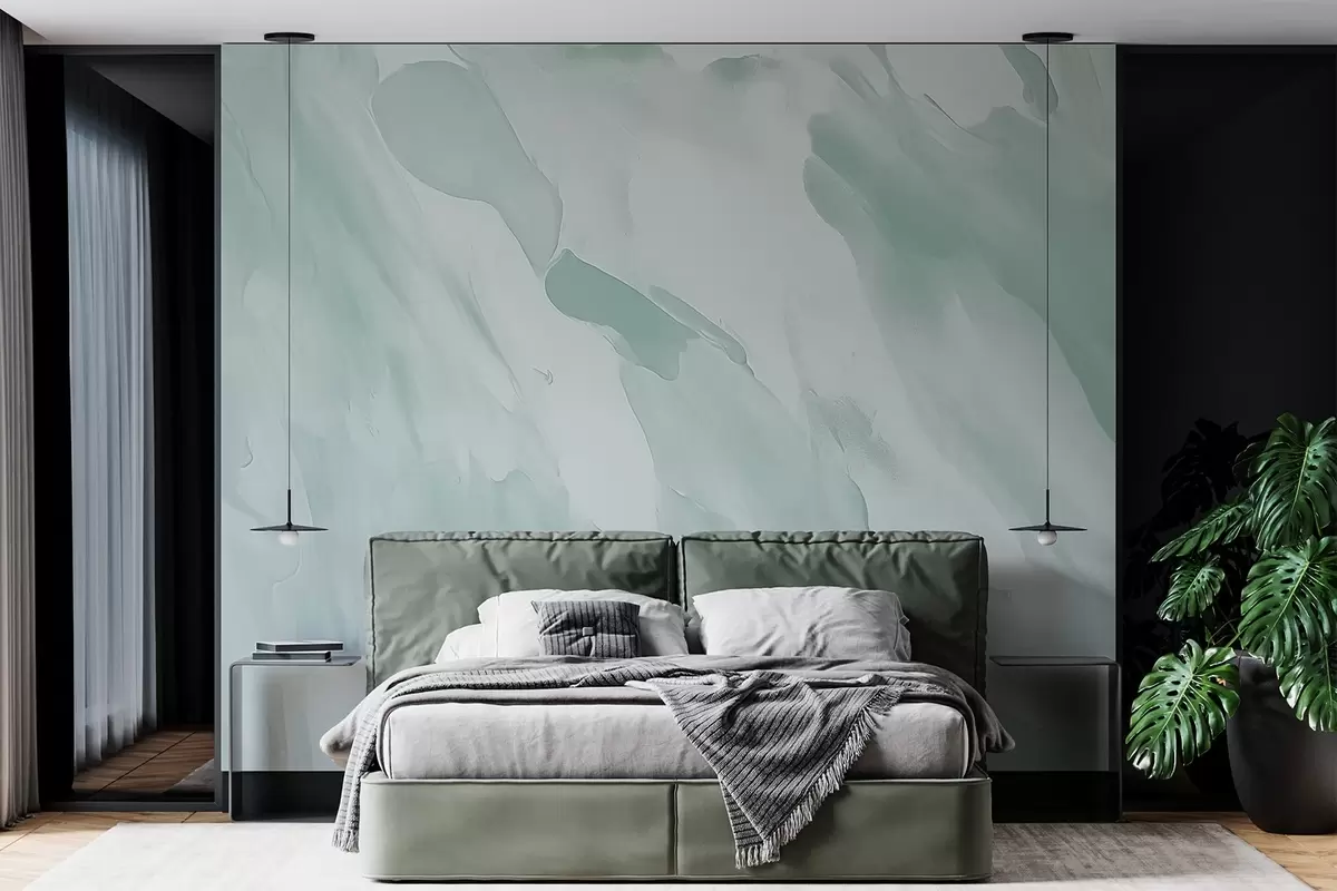 Fotobehang Penseelstreken op een abstracte achtergrond met imitatie van een versleten textuur w04287v3