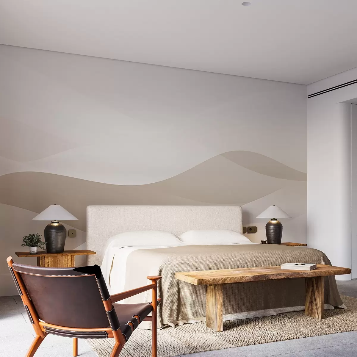 Fotobehang Abstracte golven w04288v2