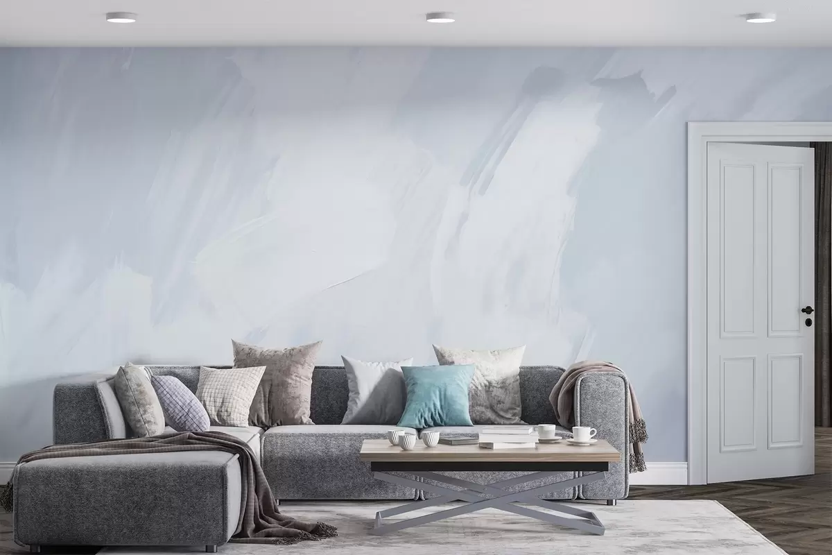 Fotobehang Abstracte streken met imitatie van een versleten textuur w04291