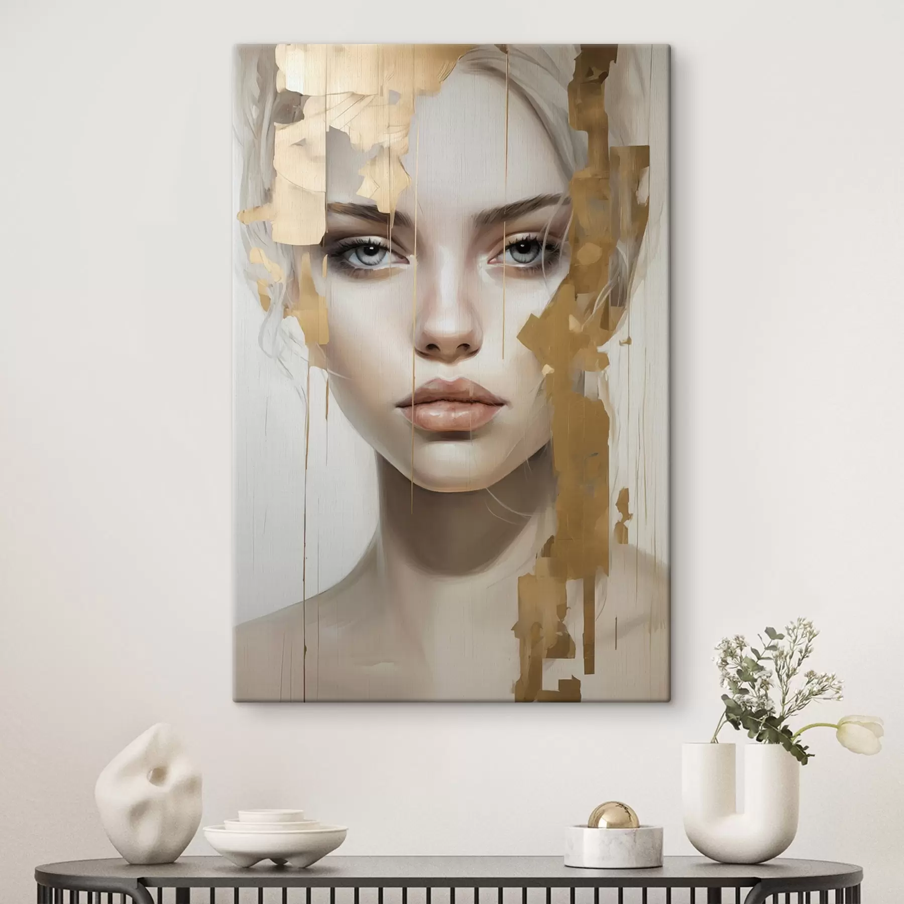  Schilderijen Abstract portret s45215