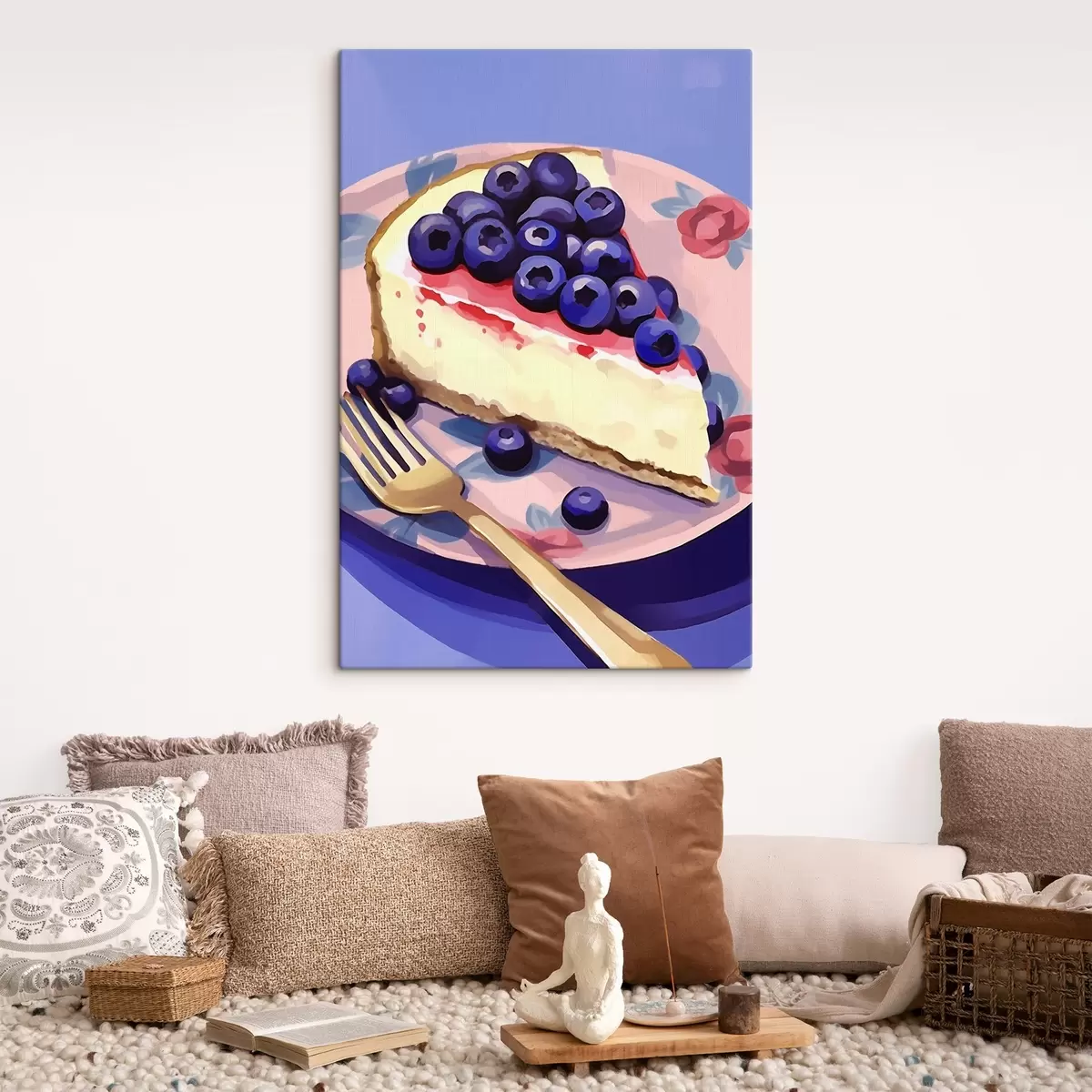  Schilderijen Cheesecake met bosbessen s45229