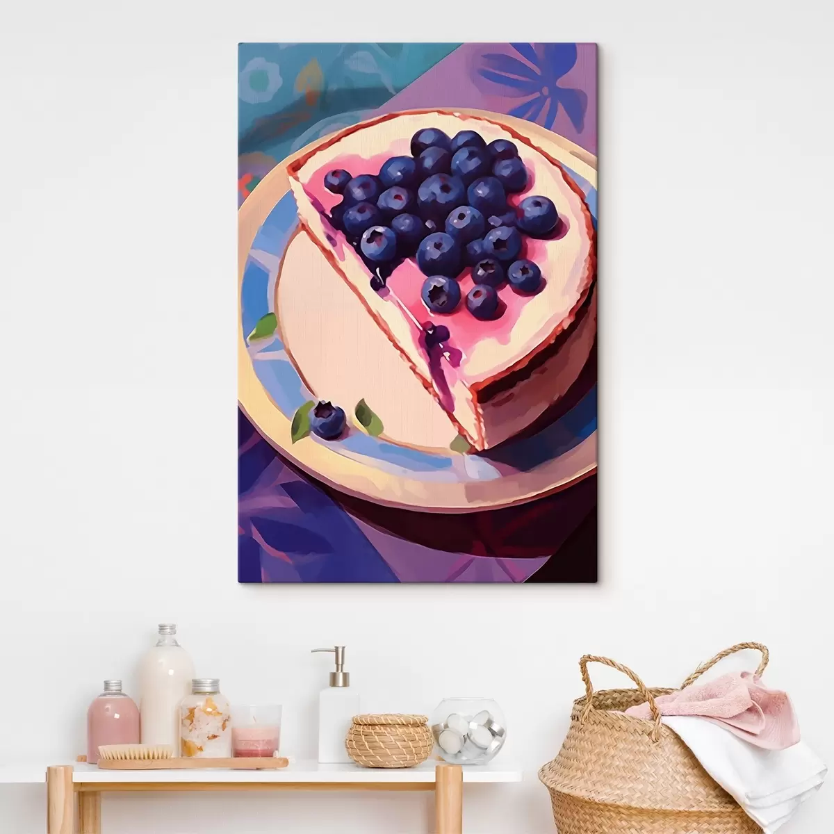  Schilderijen Cheesecake met bosbessen s45230