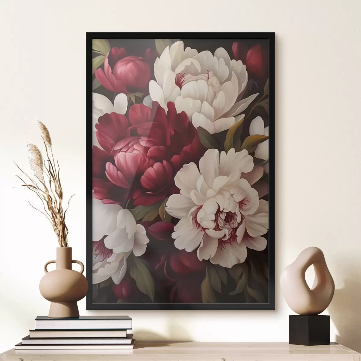 Poster Pioenrozen f45220