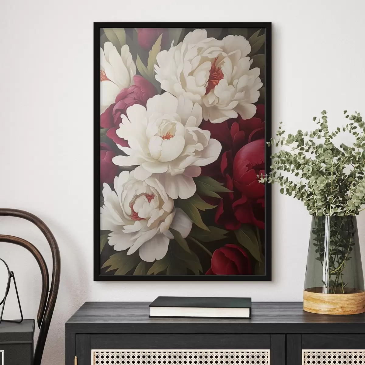 Poster Pioenrozen f45221