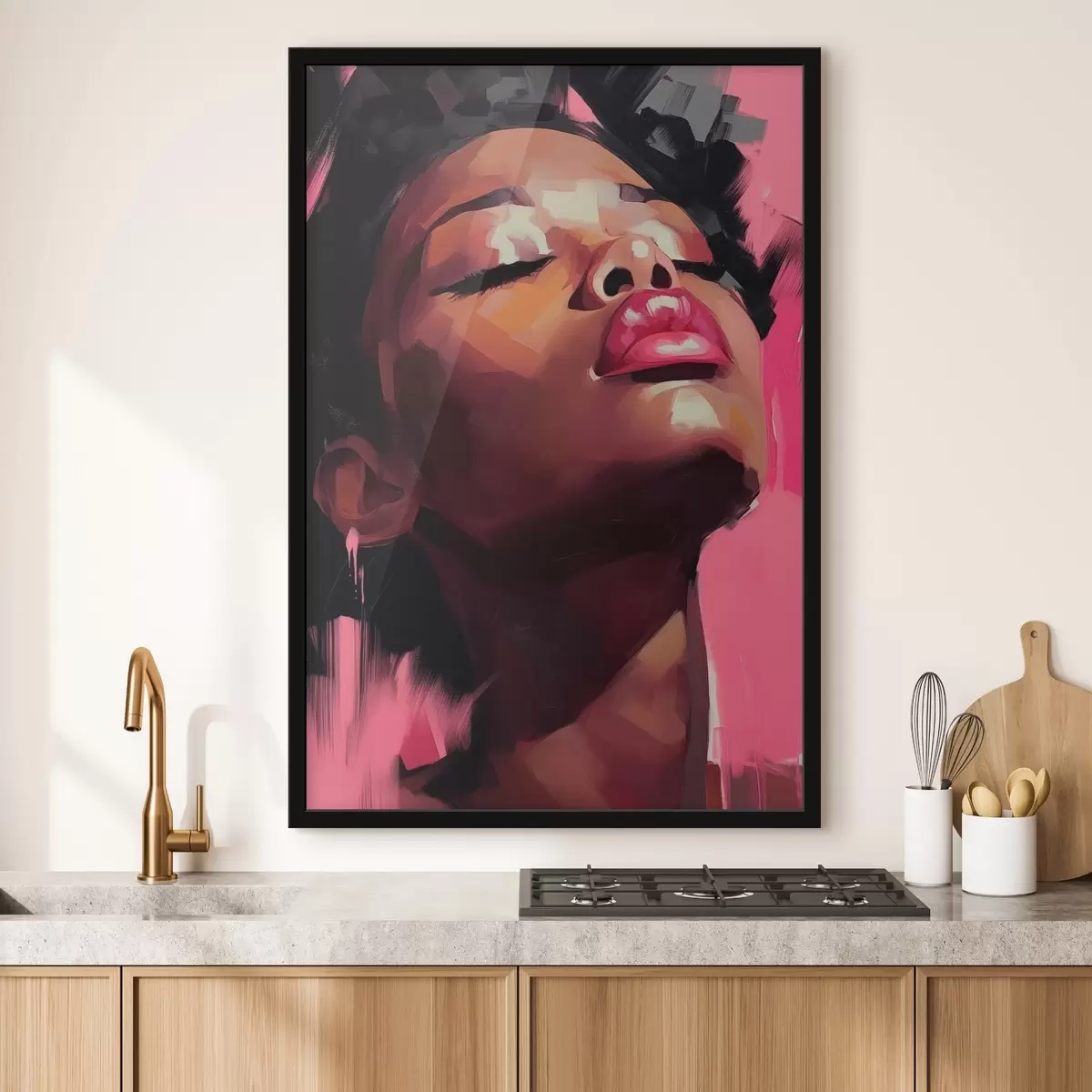 Poster Vrouwelijk portret f45223