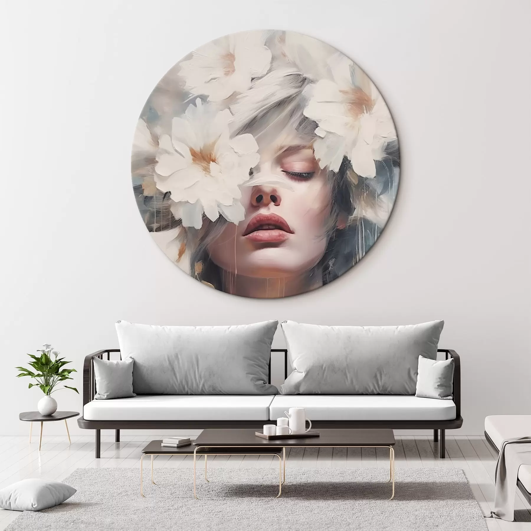  Schilderijen Abstract portret r45219