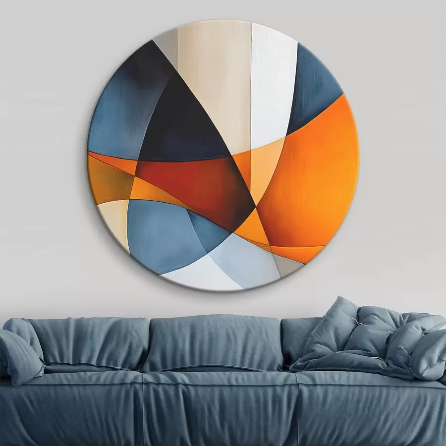  Schilderijen Abstractie met geometrische vormen r45201