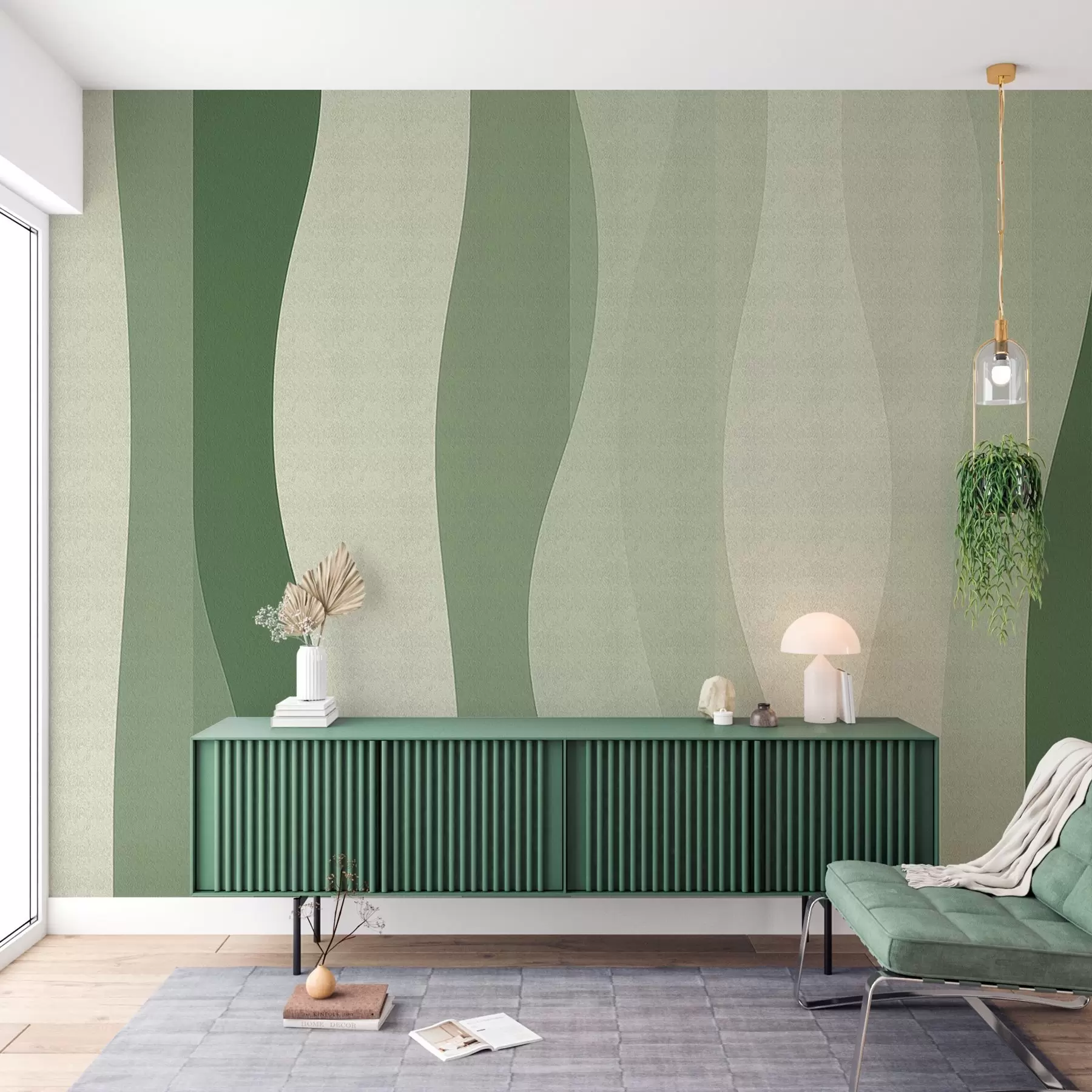 Fotobehang Verticaal vloeistofgradiëntpatroon w04219