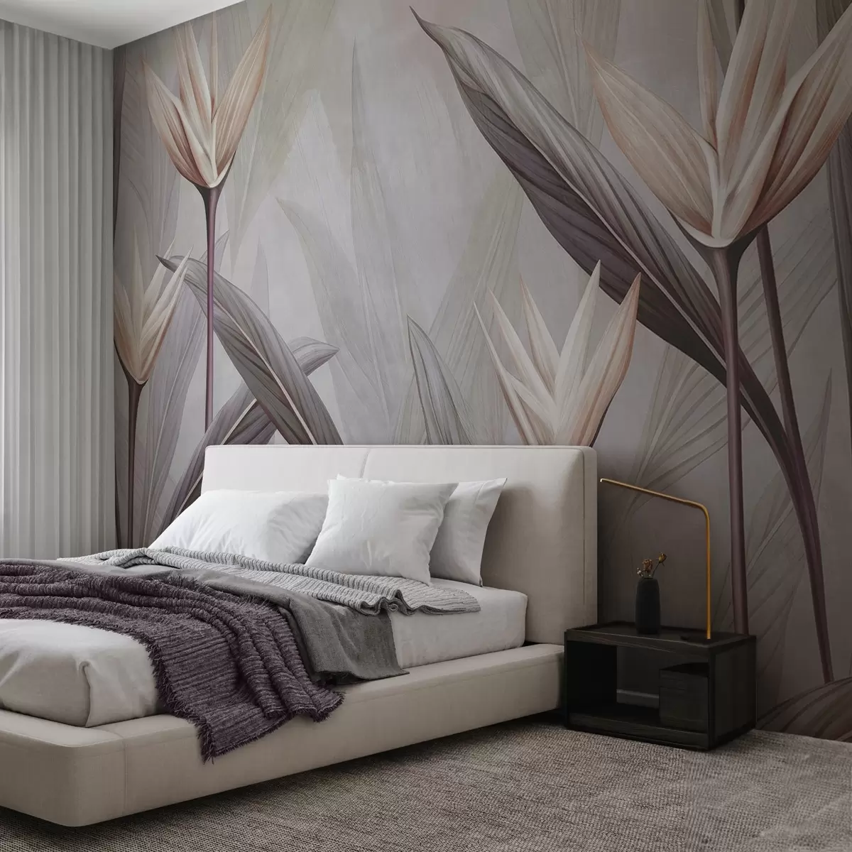 Fotobehang Fee strelitzia w04324