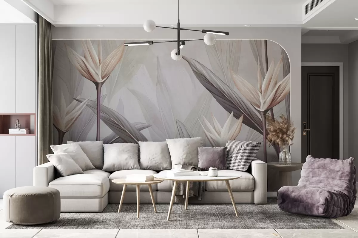 Fotobehang Fee strelitzia w04324