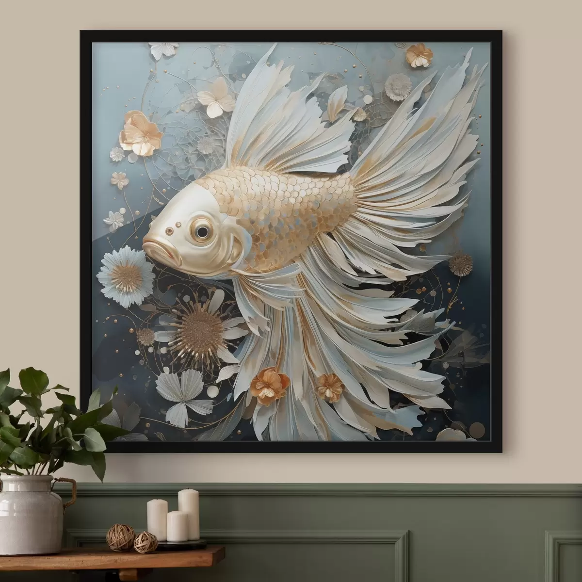 Poster Een prachtige vis f44556