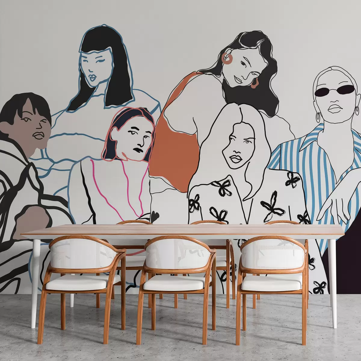 Fotobehang Meisjes w04359v1