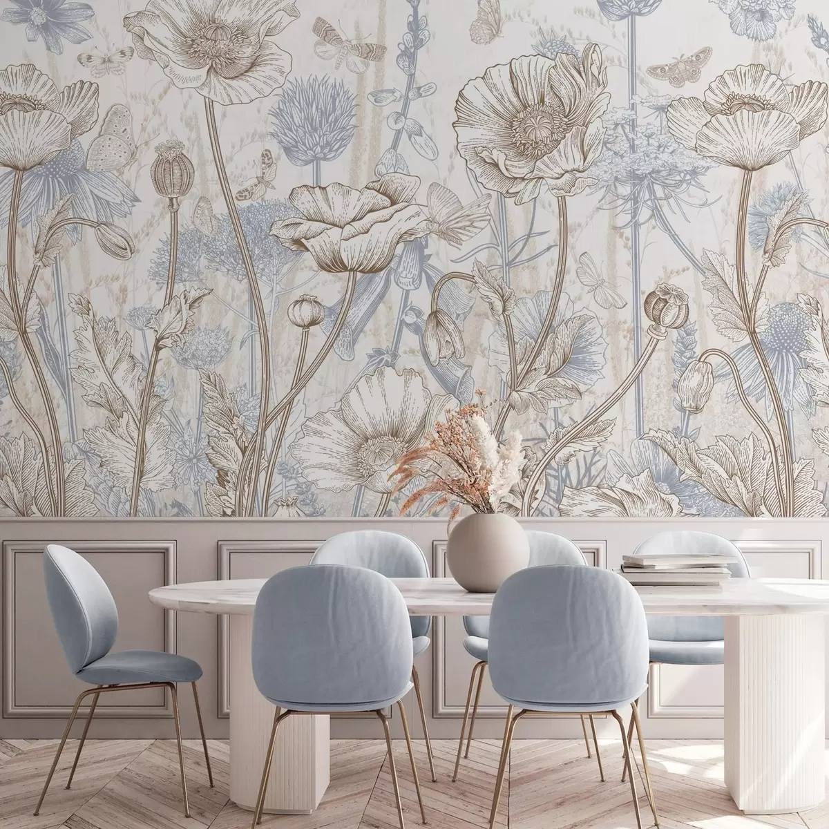 Fotobehang Wilde bloemen w04360