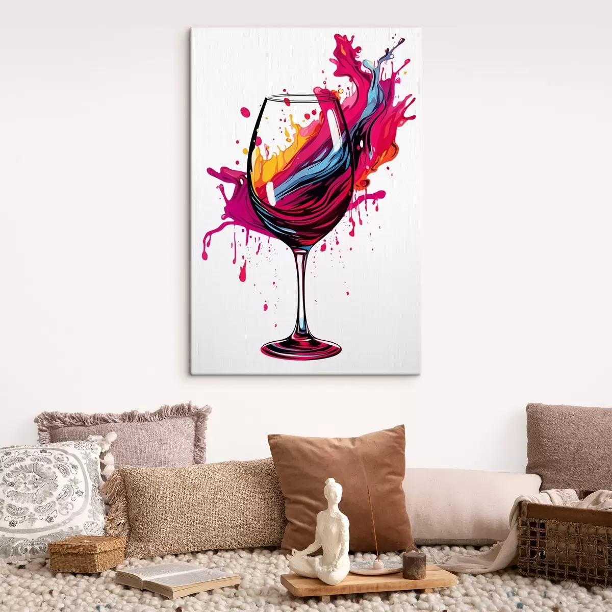  Schilderijen Een glas met verf s45269
