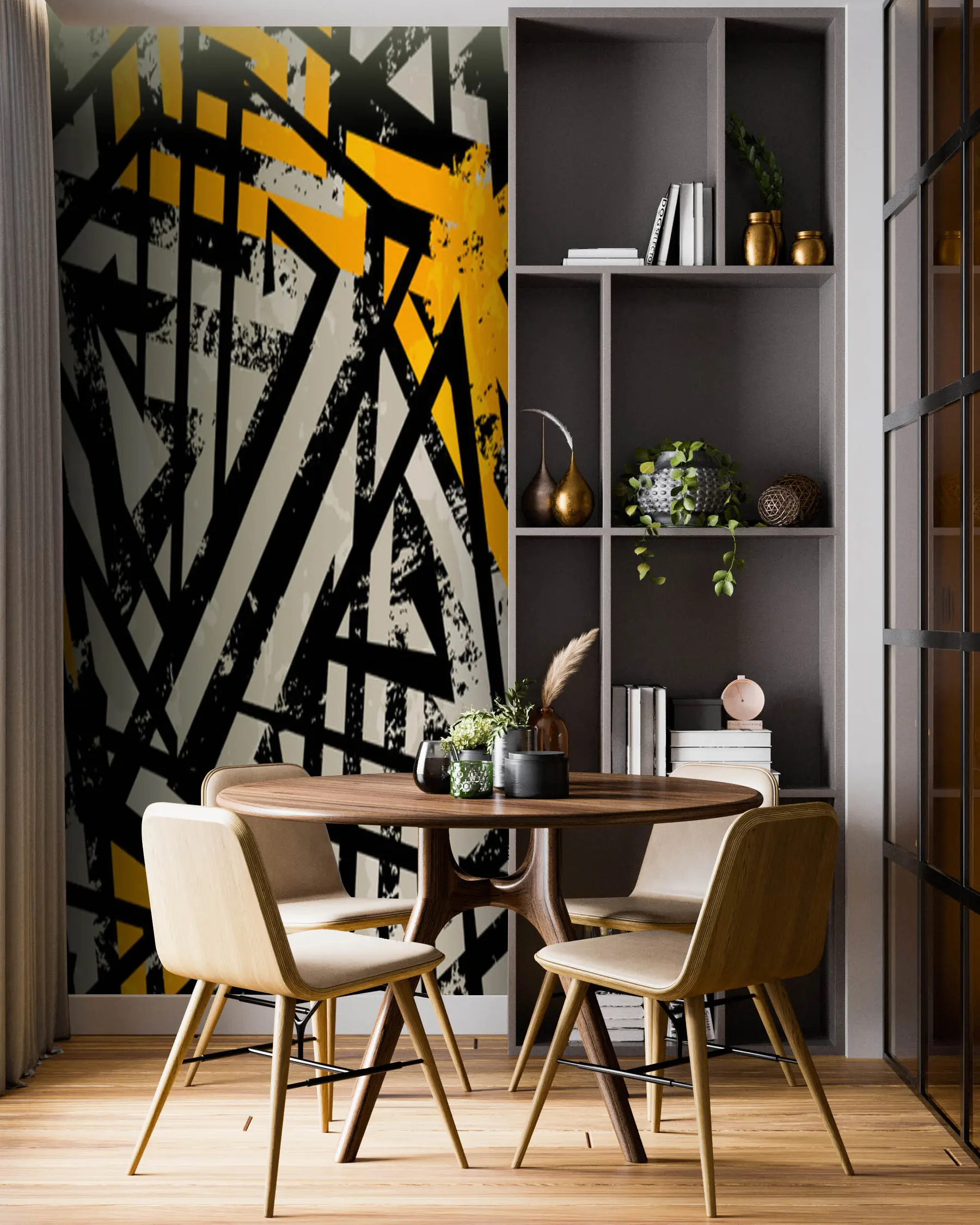 Fotobehang Inheemse T-graffiti u71795