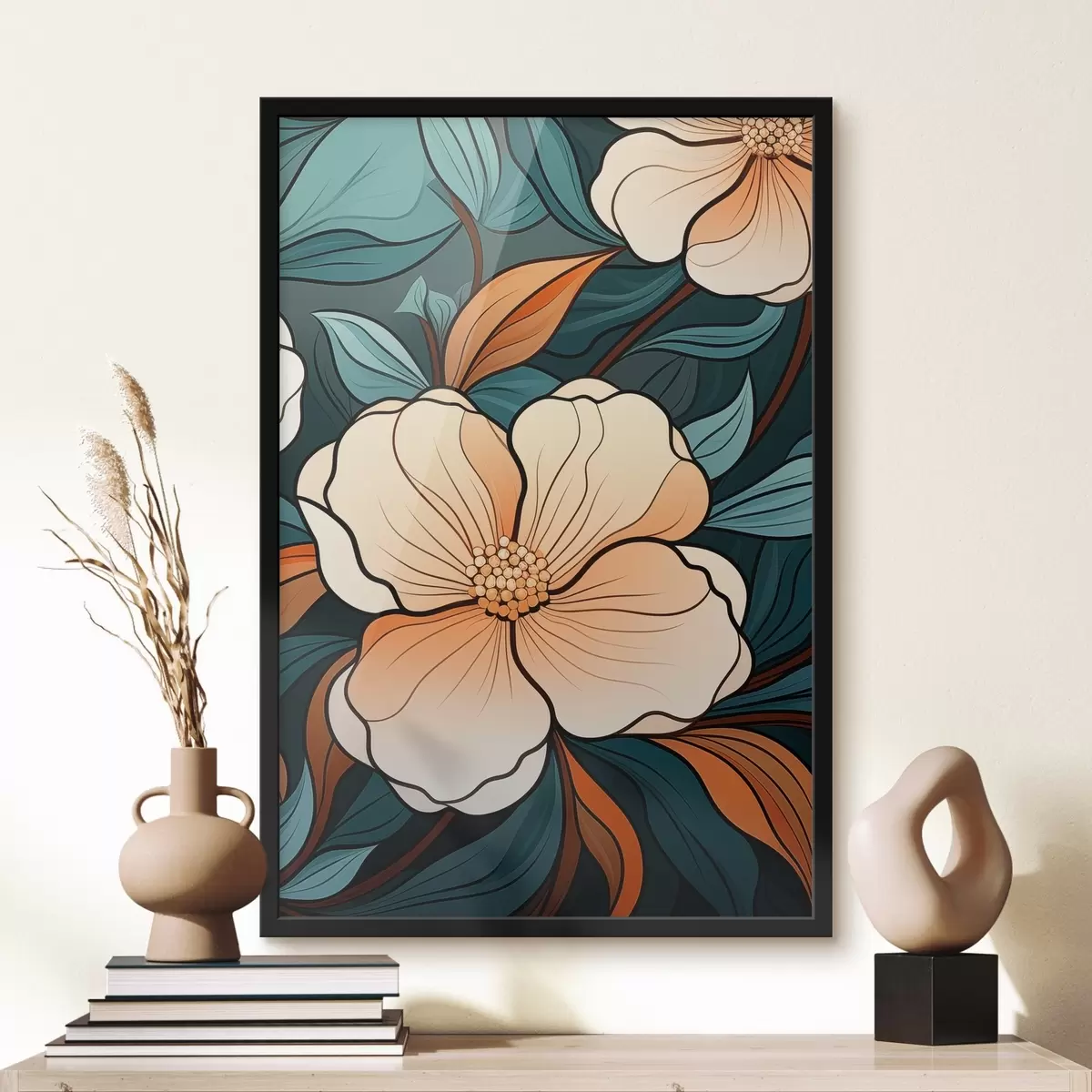 Poster Diverse bloemen f45290