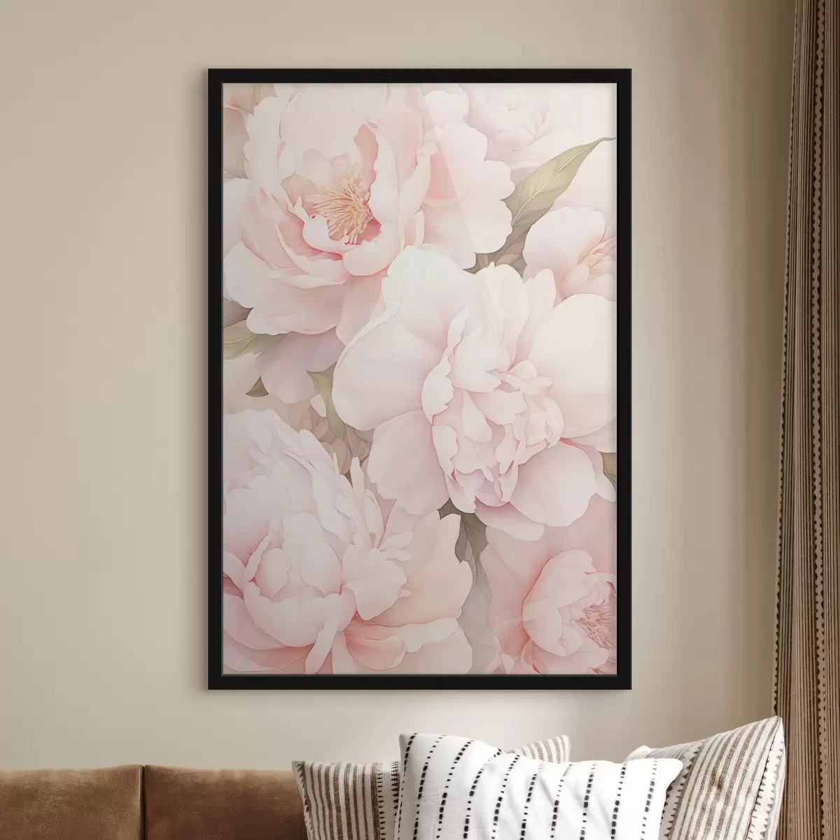 Poster Pioenen in verschillende kleuren f45294