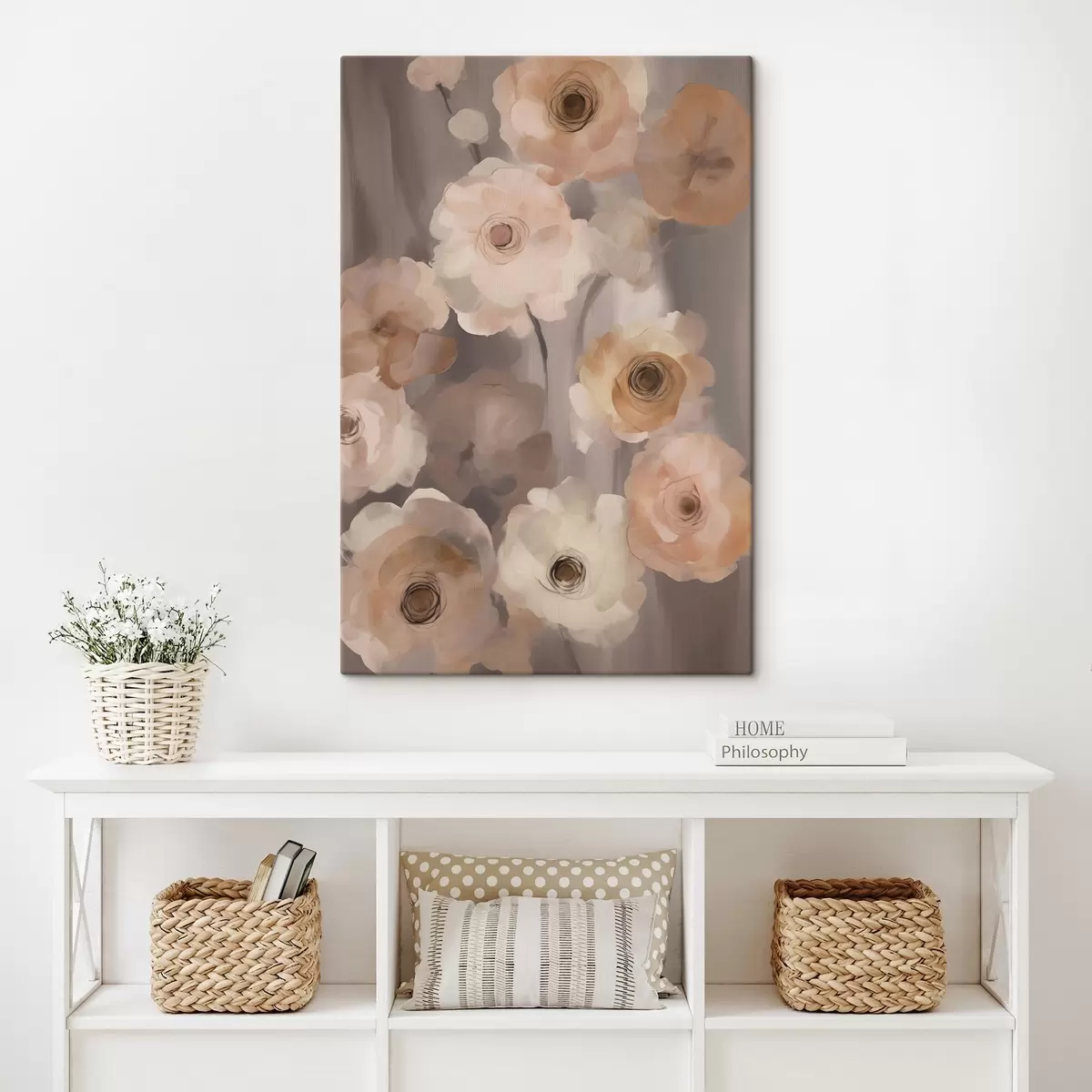  Schilderijen Abstracte bloemen s45161