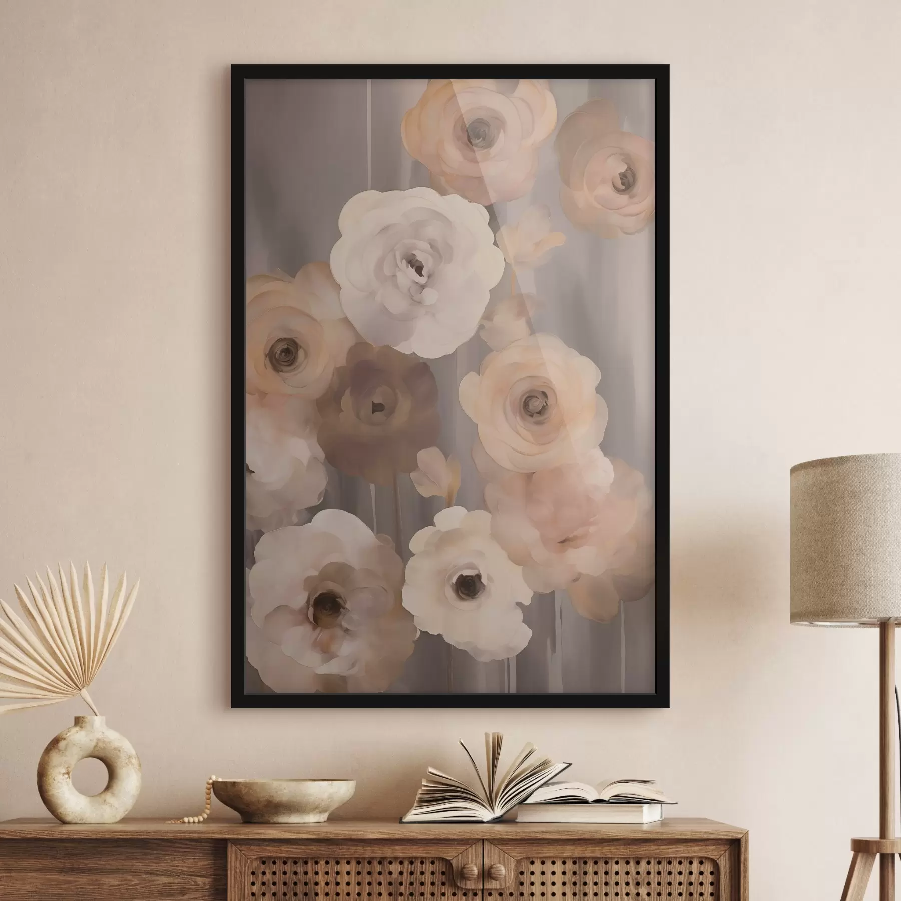 Fotobehang Abstracte bloemen f45160