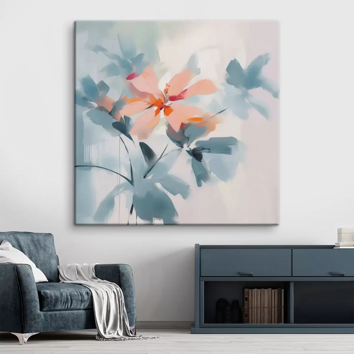  Schilderijen Abstracte bloemen s45304