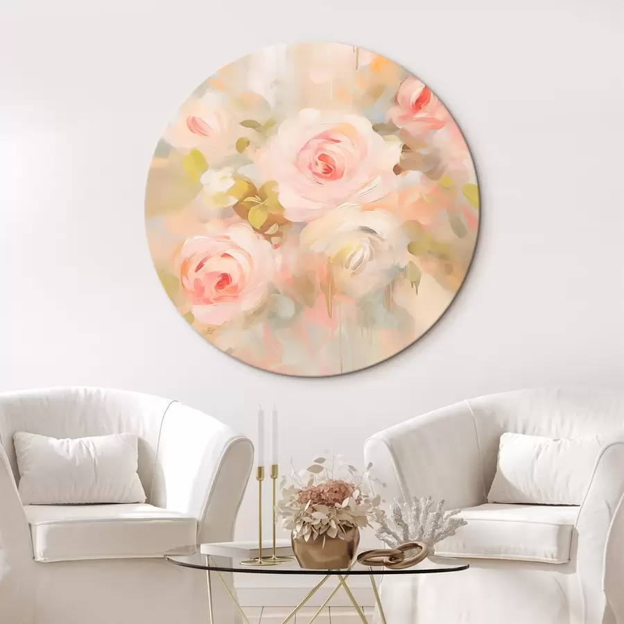  Schilderijen Rozen imitatieschilderij r45302