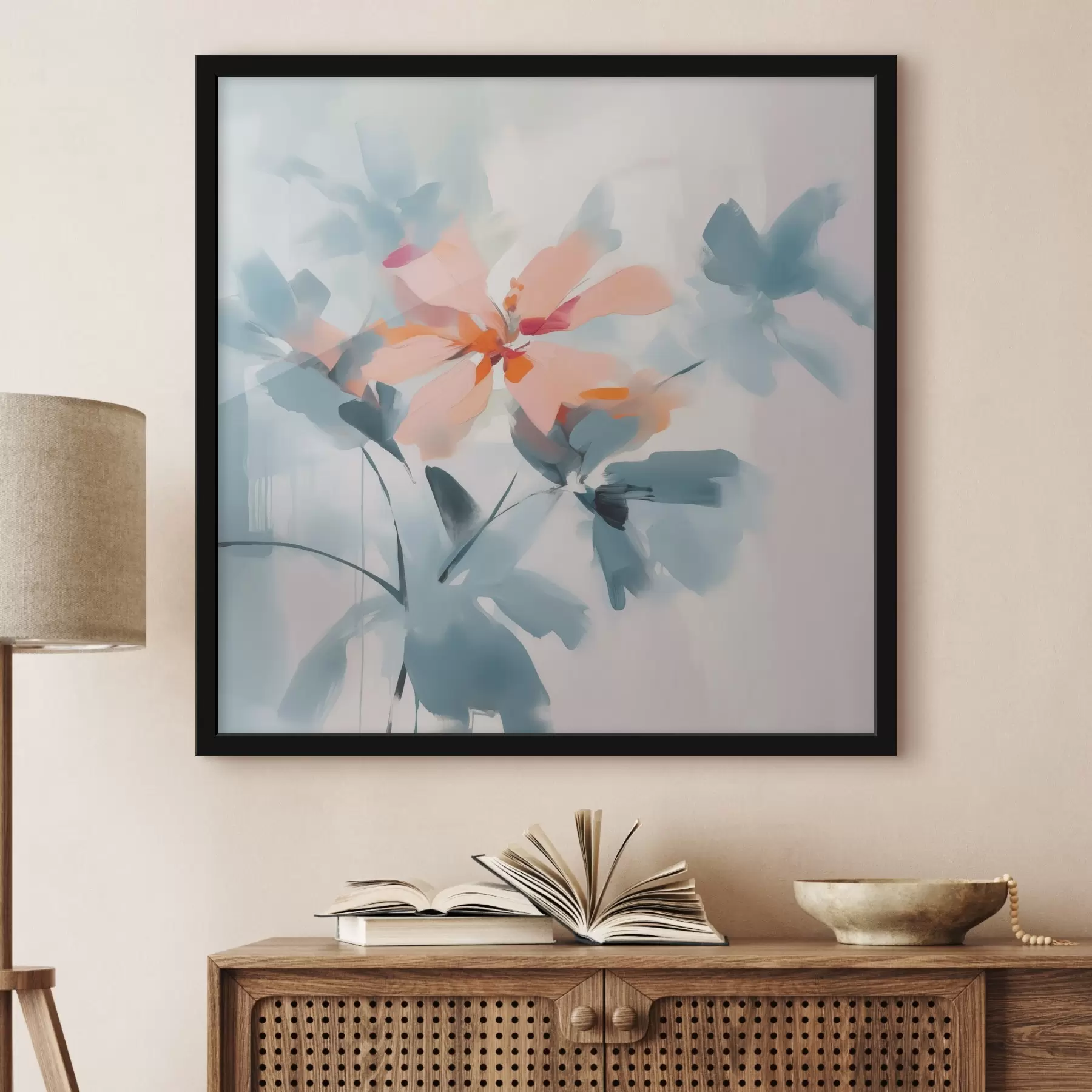 Fotobehang Abstracte bloemen f45304